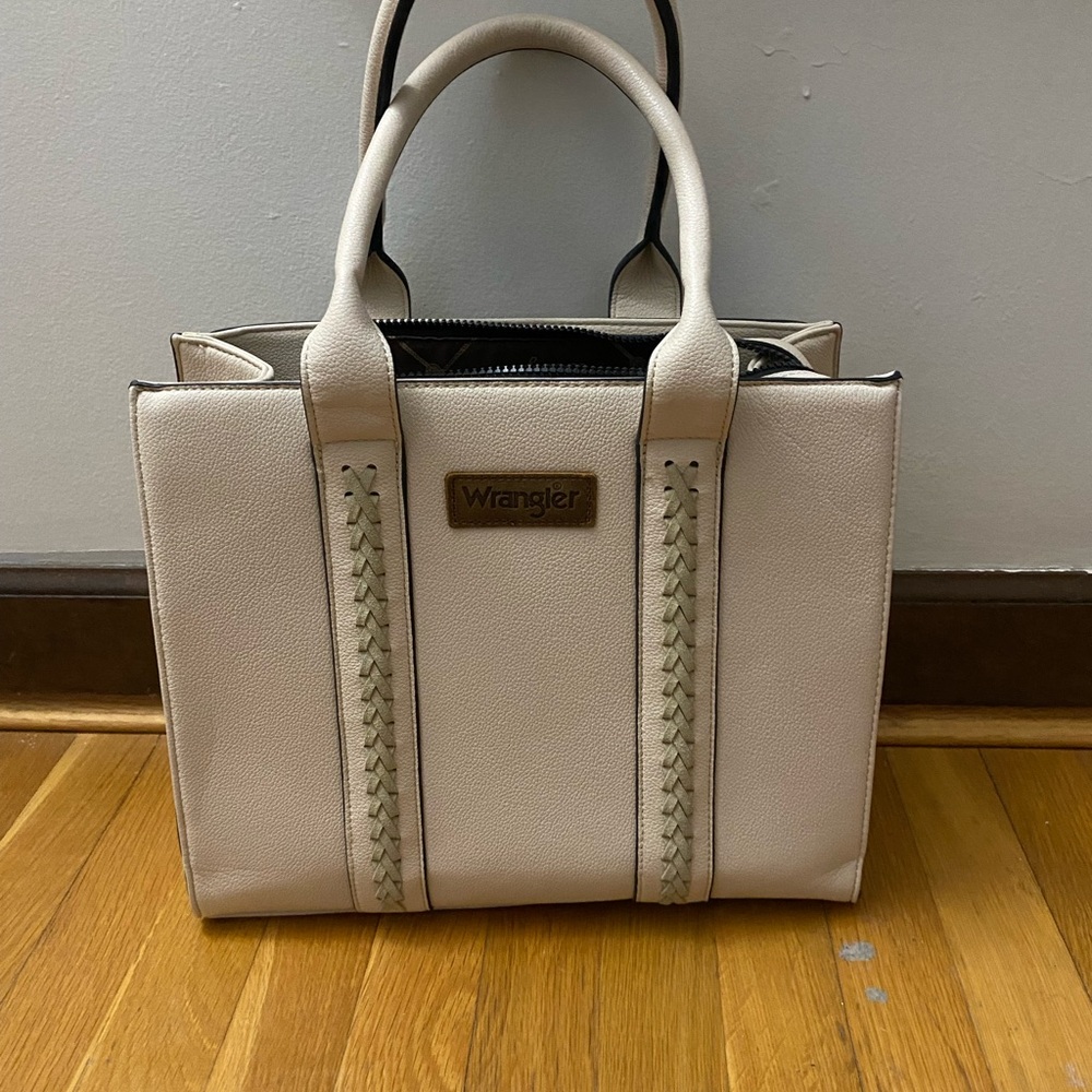Wrangler Beige Satchel Bag